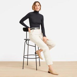 Everlane Women's The Pima Micro Rib Turtleneck